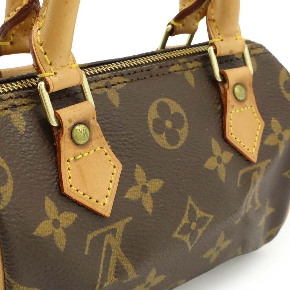 LOUIS VUITTON Brown Monogram Mini Speedy Pouch - Picture 8 of 8